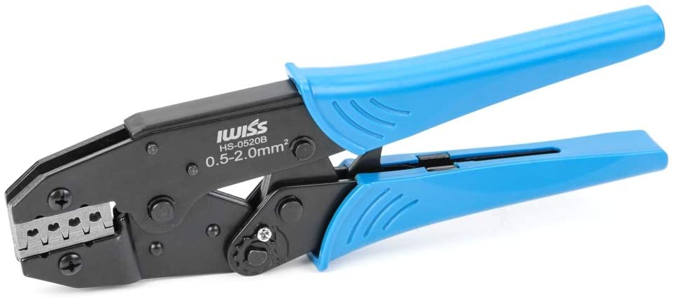 ギボシ端子 精密同時圧着ペンチ EDM加工 0.5-2.0mm2 HS-0520B