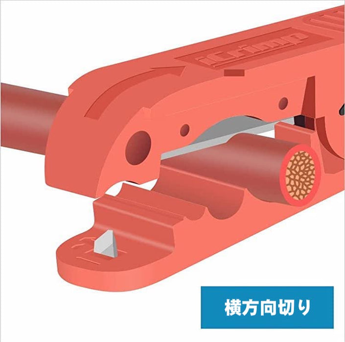 ケーブル被覆剥き器 シース剥き 0.5-6.0sq (φ8.0-11.0mm) ICP-240