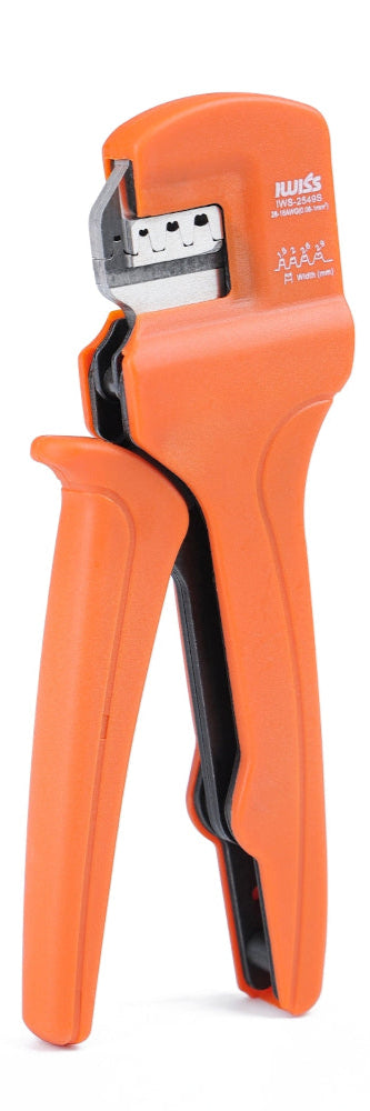 極小・小端子 2.0㎜-3.96㎜用 垂直圧着工具 IWS-2549S