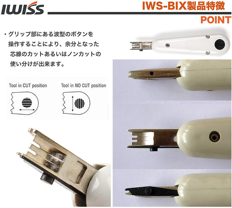 パンチダウンツール  BIX/110/KRONE 接続工具 簡易パンチダウン