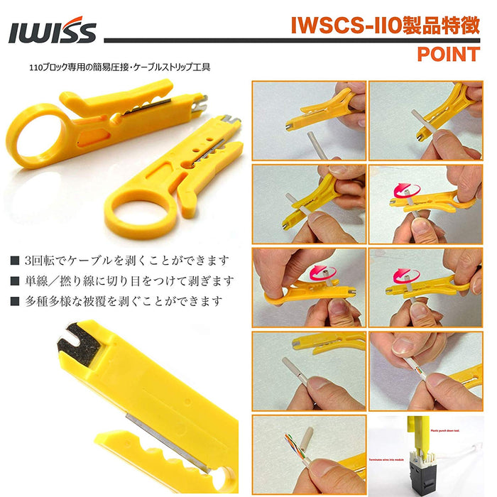 パンチダウンツール  BIX/110/KRONE 接続工具 簡易パンチダウン