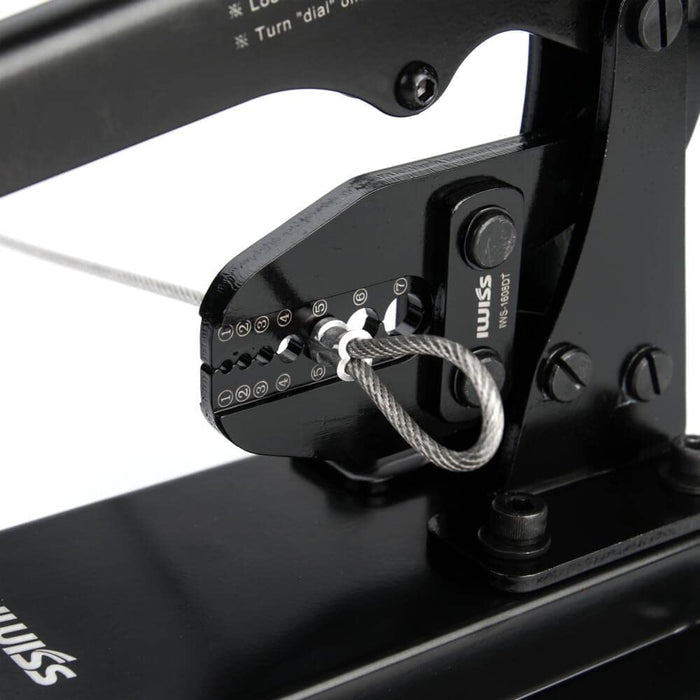 アルミスリーブ かしめ機 ベンチタイプ  φ1.58mm-φ5.0mm圧着 IWS-1608DT