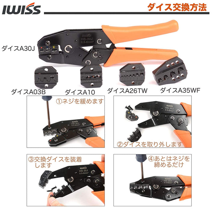 自動車用 マルチ圧着工具セット KIT-30J-0626