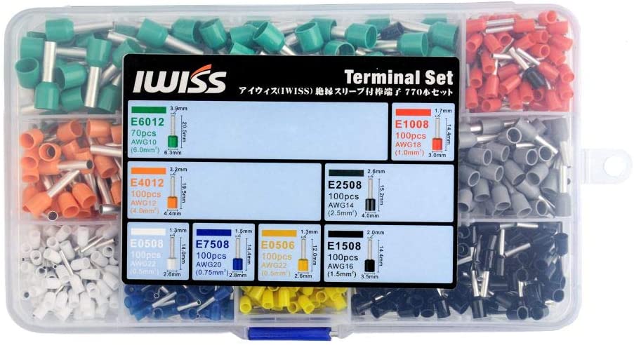 フェルール用圧着ペンチ 端子E770セット HSC8 6-4F/E-770