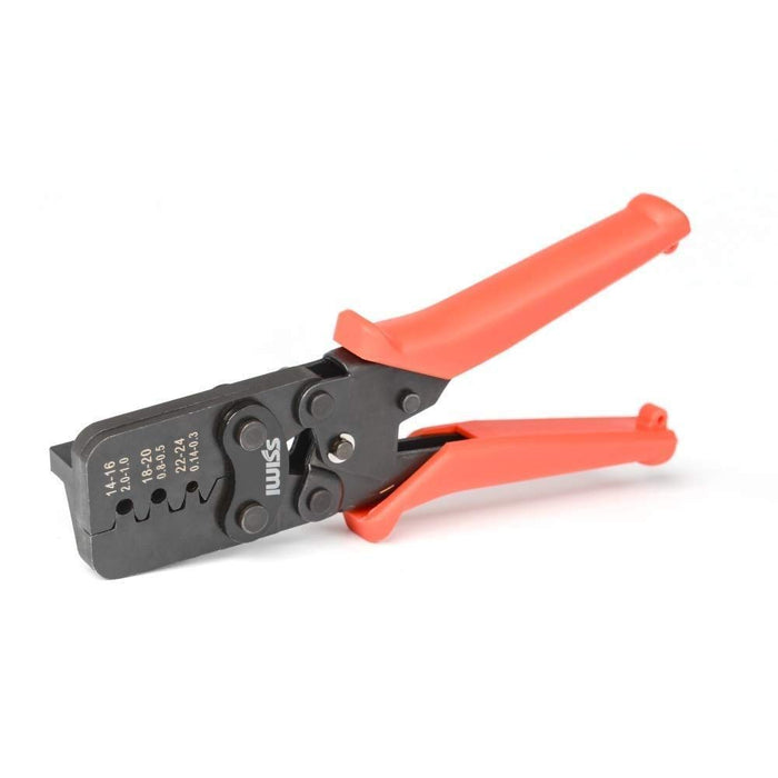 同時圧着ペンチ 防水型カプラー端子用 0.14-2.0mm²対応 IWS-1424BN
