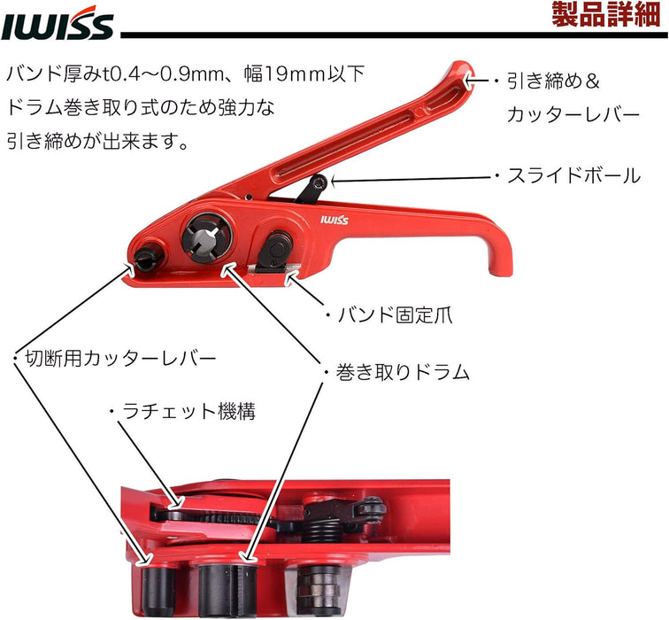 SD330手動スチールストラッピングツール