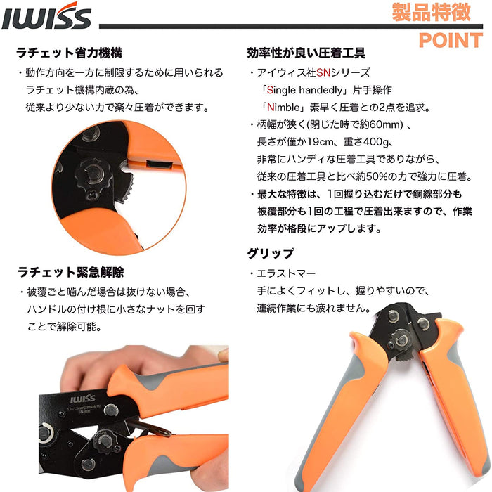 SNシリーズ  マルチ圧着工具セット SN-QC