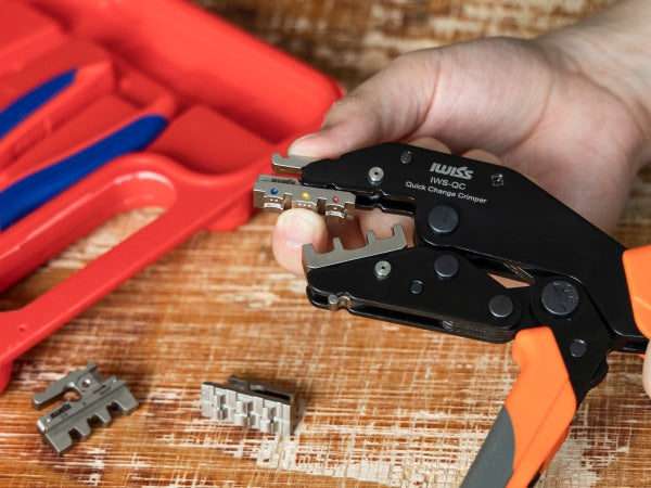 MultiCrimper圧着シリーズ マルチ圧着工具セット ダイス交換式  IWS-QC