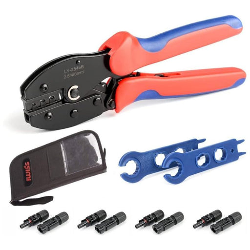 MC4ソーラー 圧着 コネクタ組立 工具 セット 2/3.5/5.5mm2 Solar PV Kit Eco