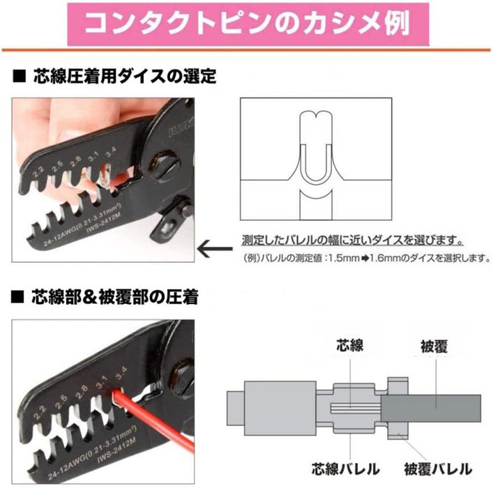 PH型端子 圧着工具セット IWS-2820 + 230KIT