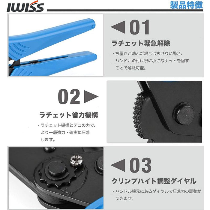同軸ケーブル BNC 専用 圧着工具 HS-05H